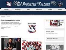 Tablet Screenshot of ev-pfronten.de